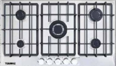 Tekmaz Hob 90cm 5 burners Stainless Steel