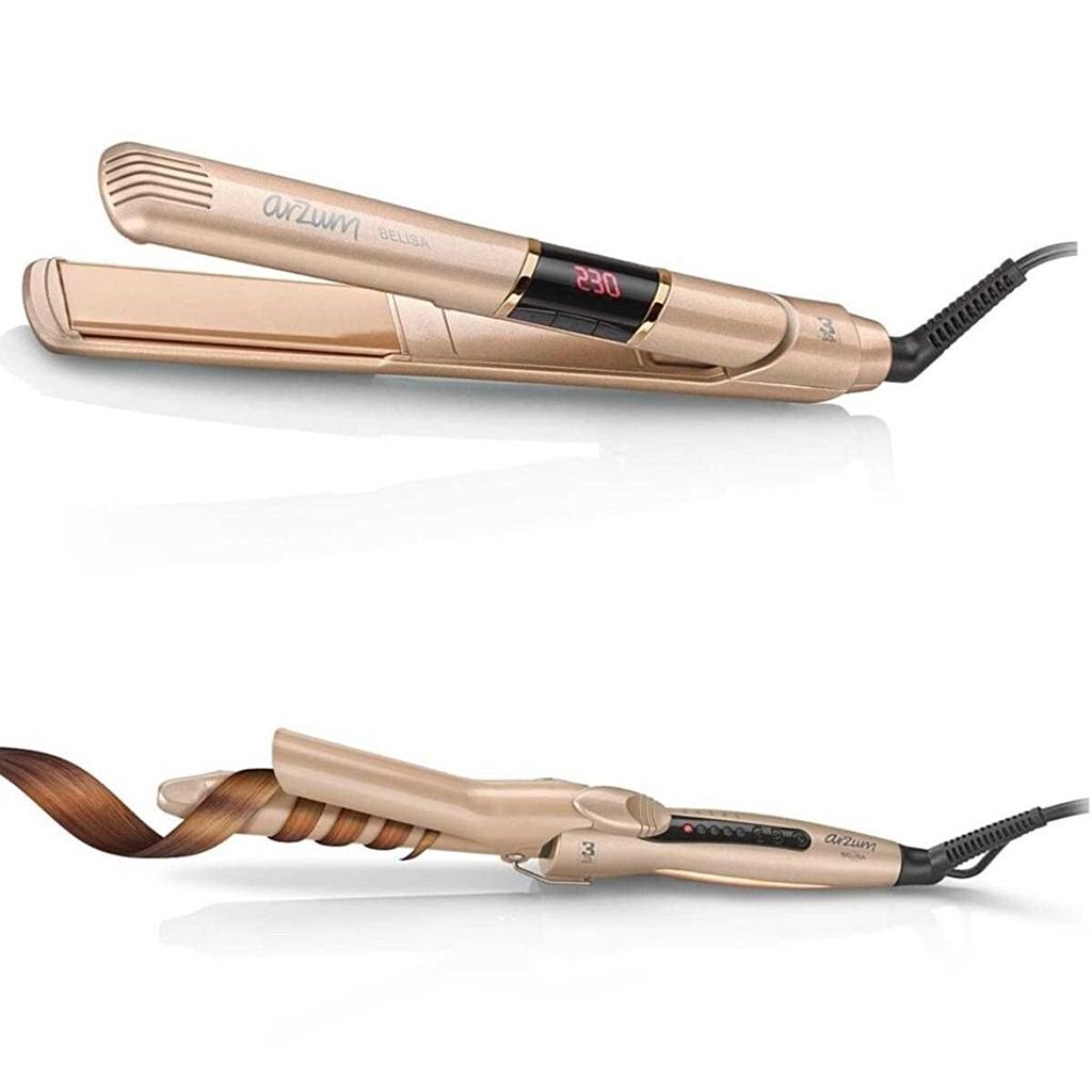 Arzum Belisa Curler + Straightener - Beige