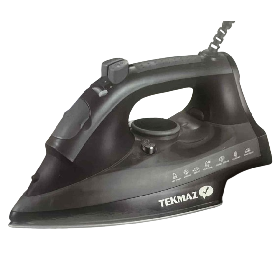 tekmaz steam iron 2300w - grey