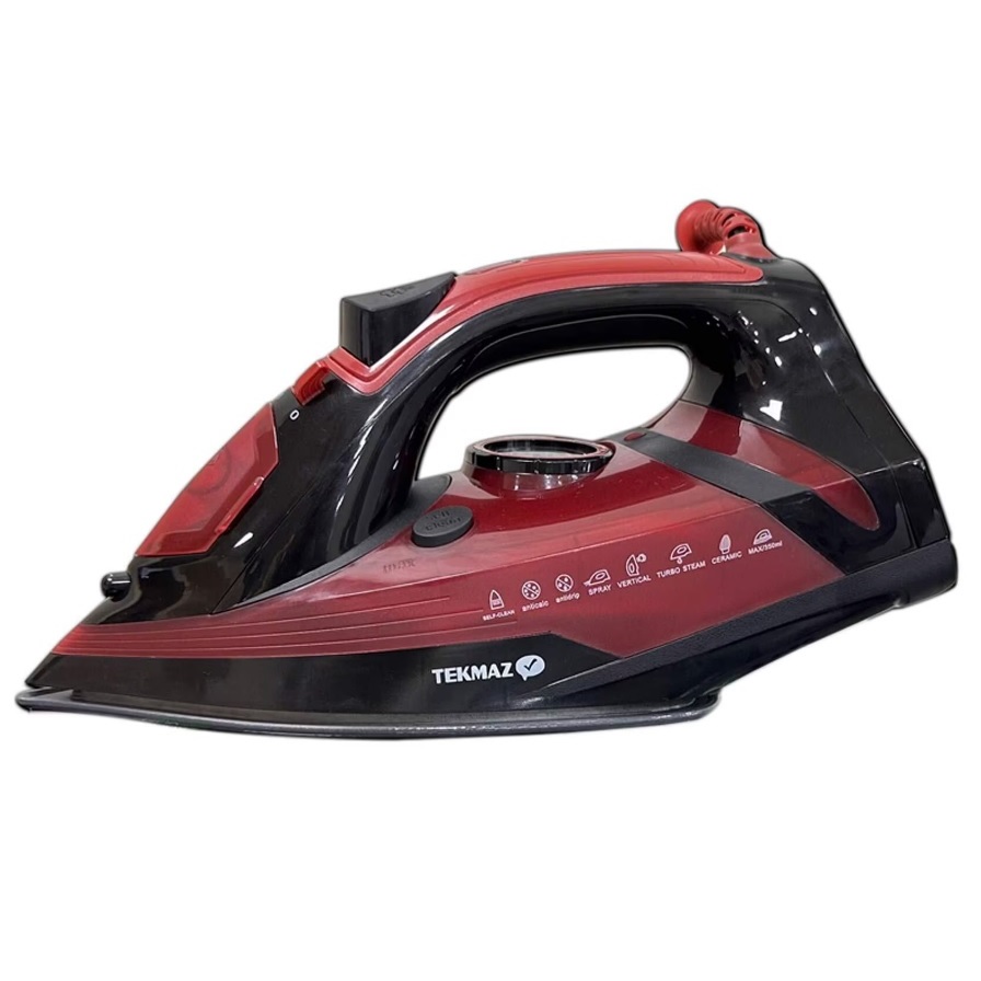 Tekmaz Steam Iron 2800W - Red