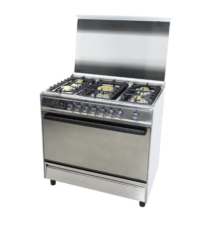 Universal Gas Cooker 90cm Stainless Steel