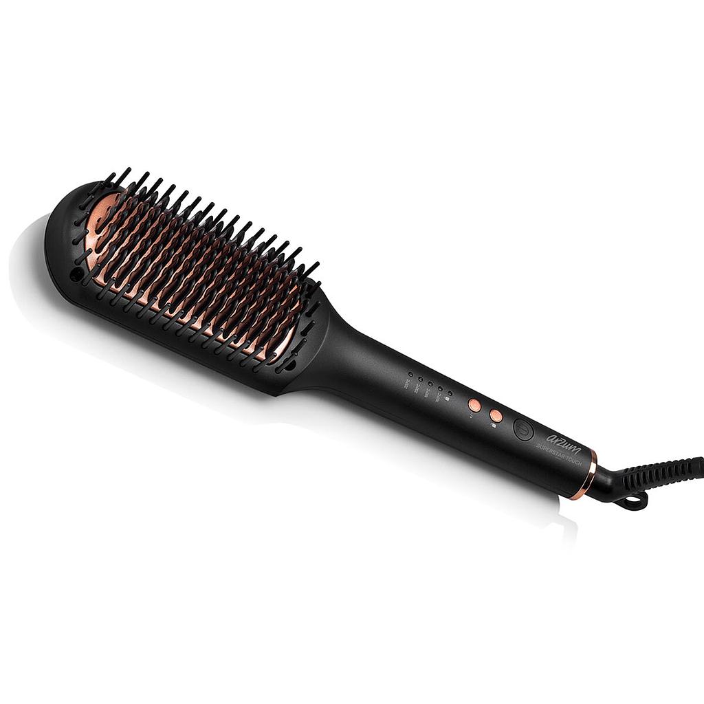 Arzum Superstar Touch Hair Straightening Brush - Black