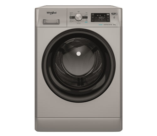 Whirlpool Washing Machine 8kg 1200rpm 6 Sense FreshCare  A+++ Silver