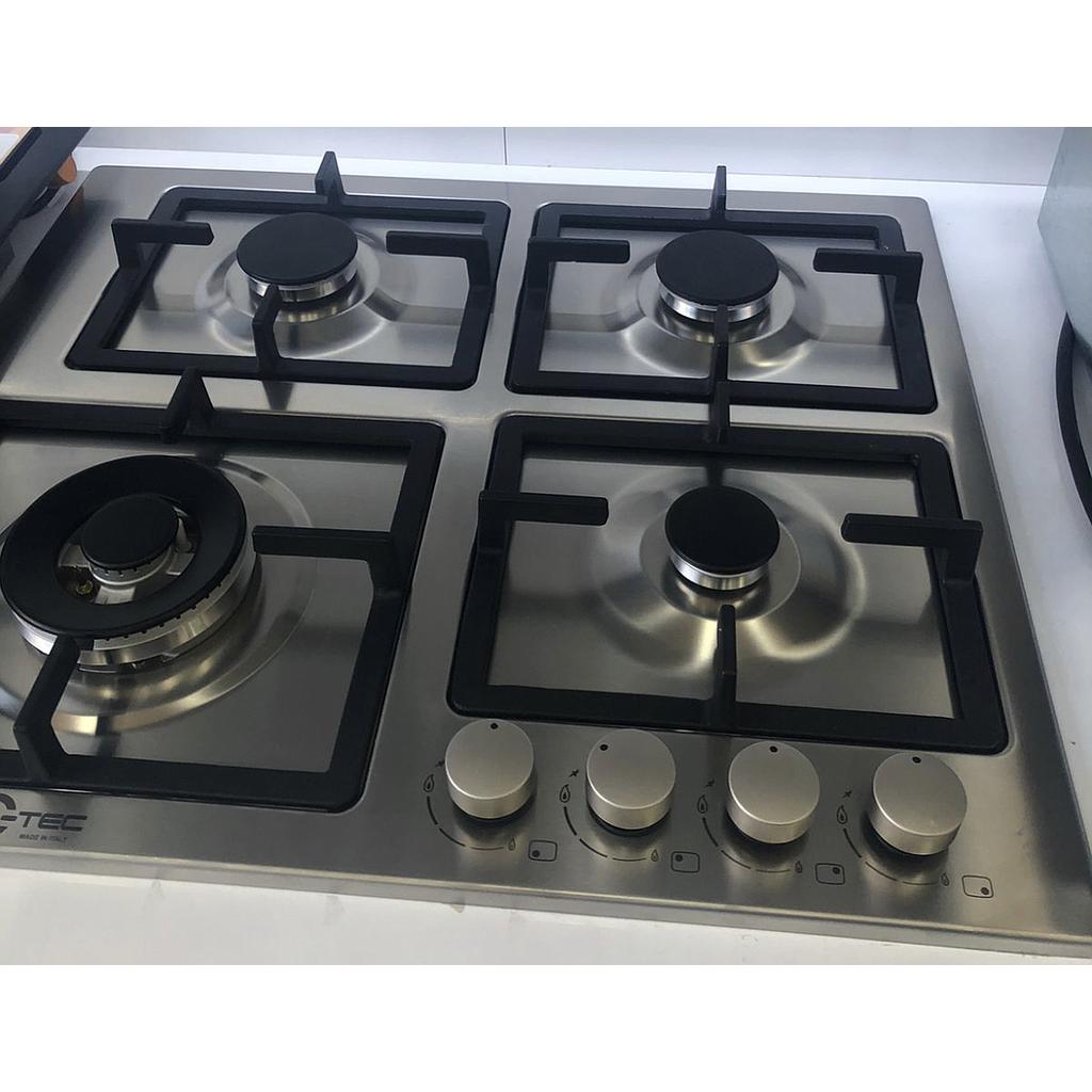 A-Tec Hob Ss 4Burner 60Cm Ffd Front Knobs