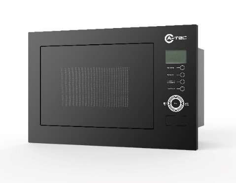 A-Tec Microwave Oven 25Liter Built in Black