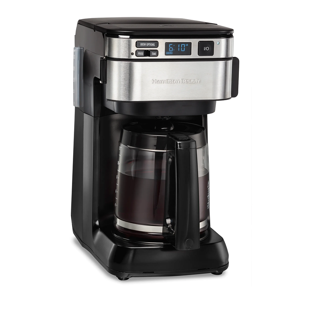 hamilton beach frontfill 12cup programmable filter coffee maker