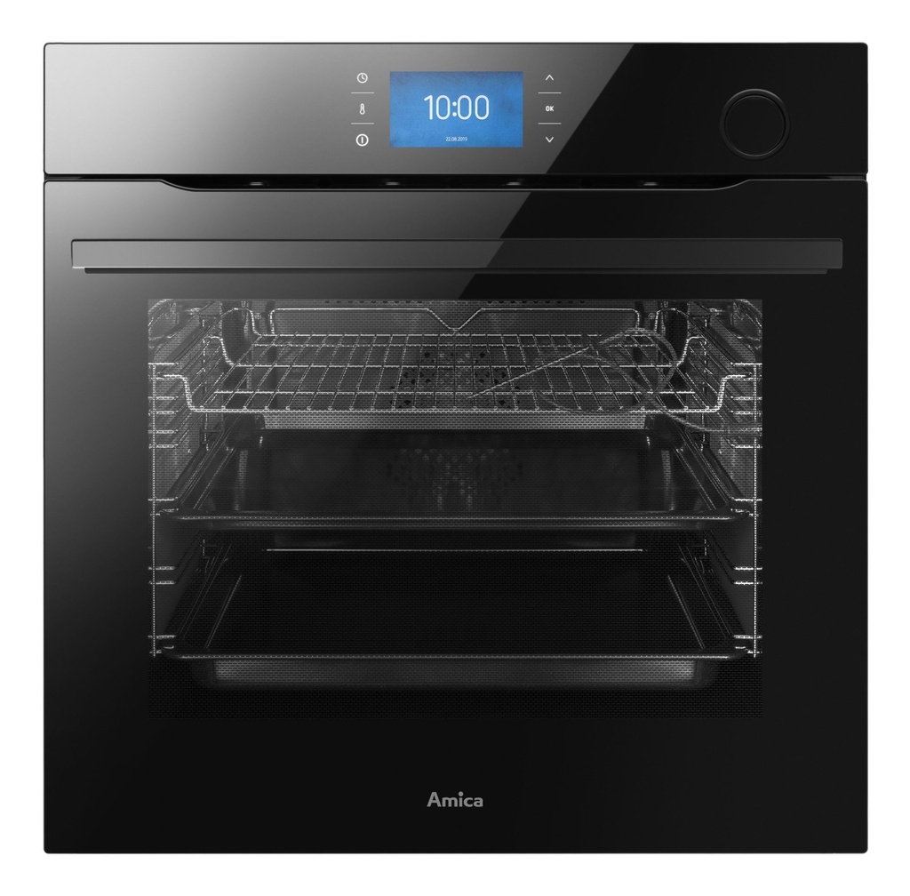 Amica Built-in Oven 60cm ED87389BA+ Glass EE Steam  | BUILT-IN