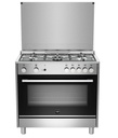 LaGermania Gas Cooker 5Burners Full Safety - Stainless Steel