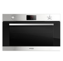 SuperChef Built-in Gas Oven 90cm 125Liters XXL 3Fans Digital - Inox (NEW) GGT2FD-912X