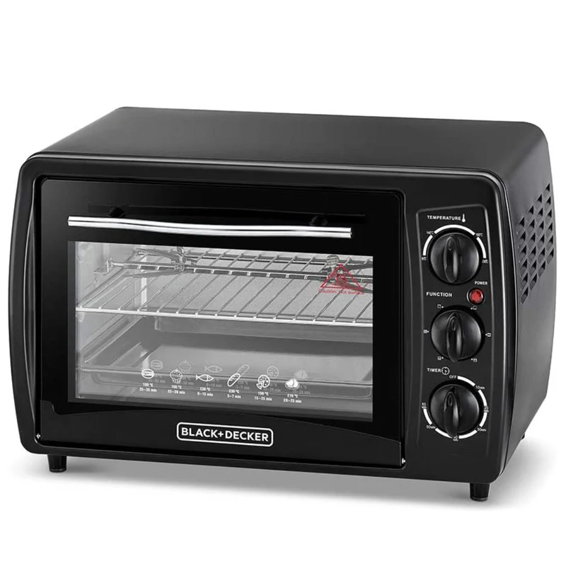 Black & Decker Electric Oven 19 Liters - Black