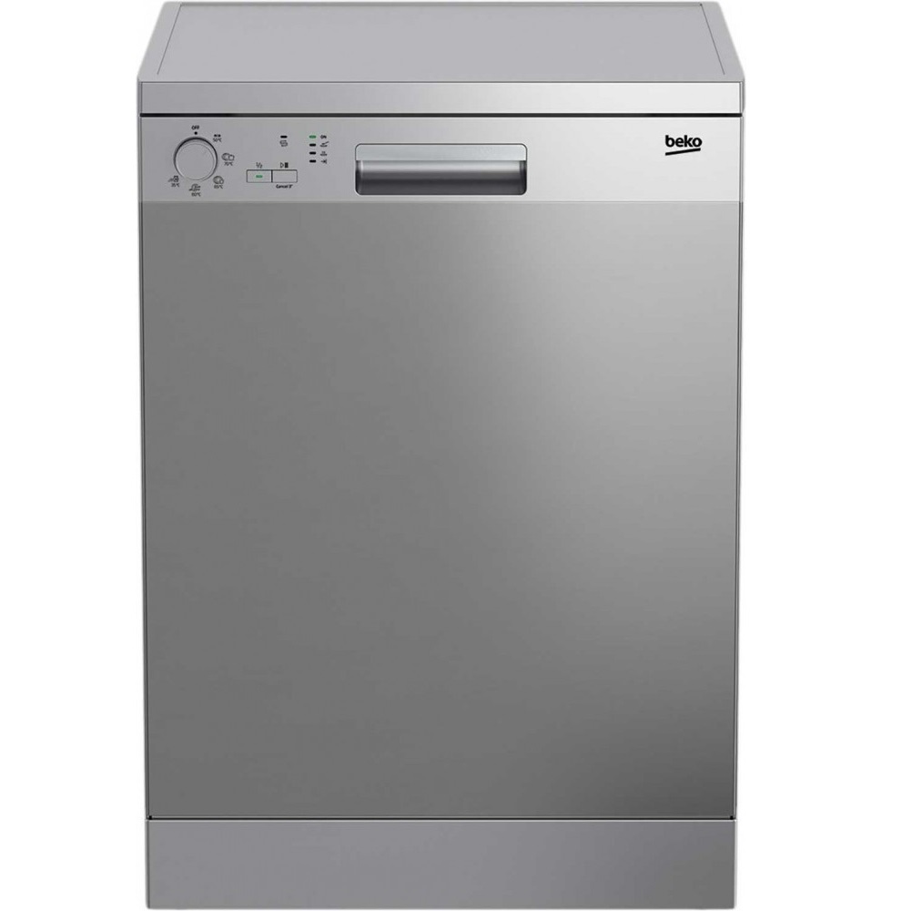 Beko Dishwasher 2 Spray 5 Program 13 Sets Silver