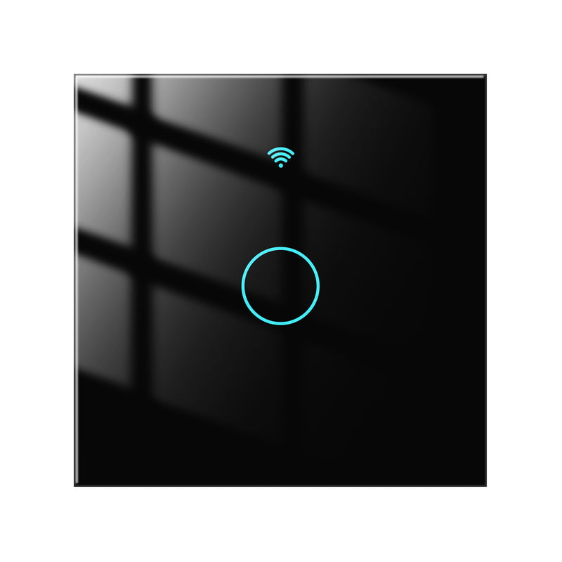 MOES Smart Switch 1 Gang EU - Black (WRS-EU1-BK-MS) WiFi+RF