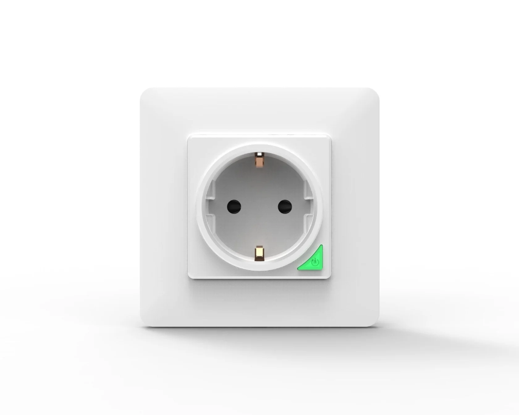 MOES Tuya Smart Wall Socket WiFi - White (WK-Y-EU-WH-MS)