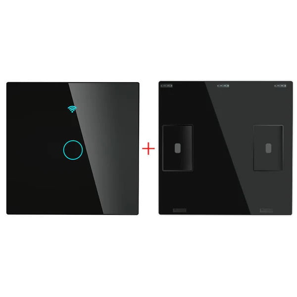 MOES Transmitter 
RT-C-EU1-BK-MS RF433 Wall Transmitter;EU Type; One Gang; Black; Neutral Packing |
