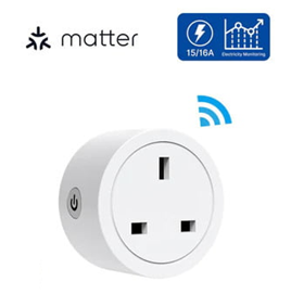 moes smart Plug 16a with power monitoring uk - matter