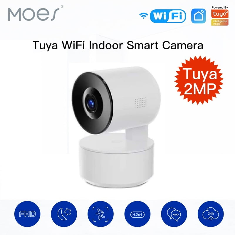 MOES Tuya Smart Indoor Camera 1080P AI Human Detection