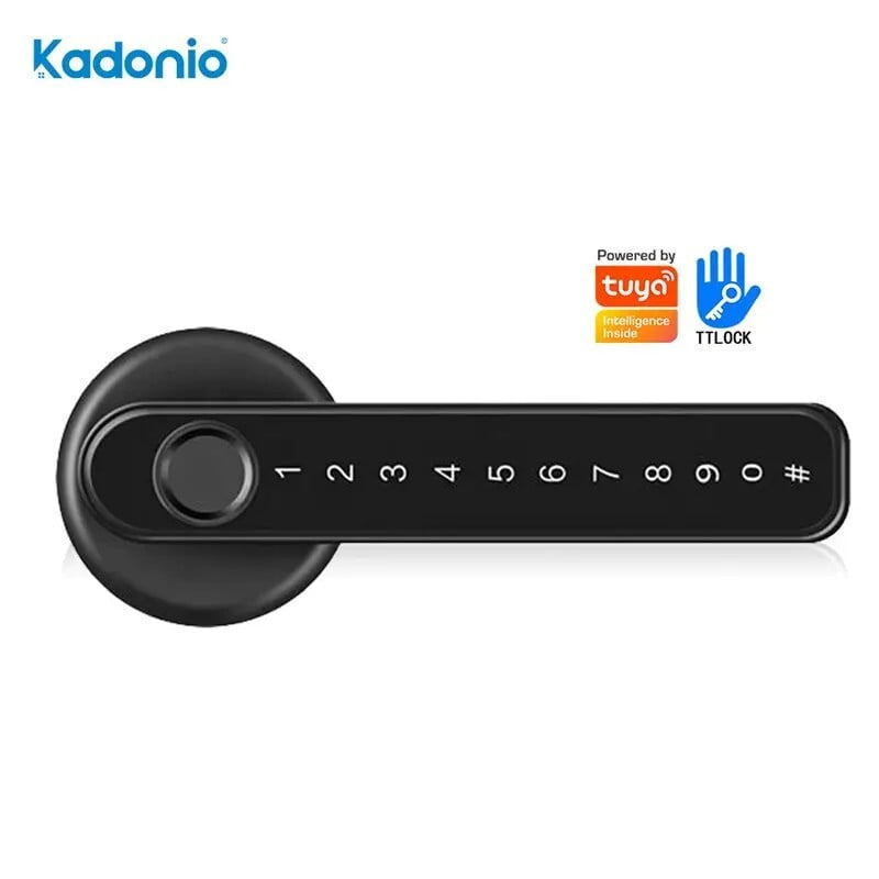 Automa 403 TUYA Bluetooth Door Handle Lock - Black