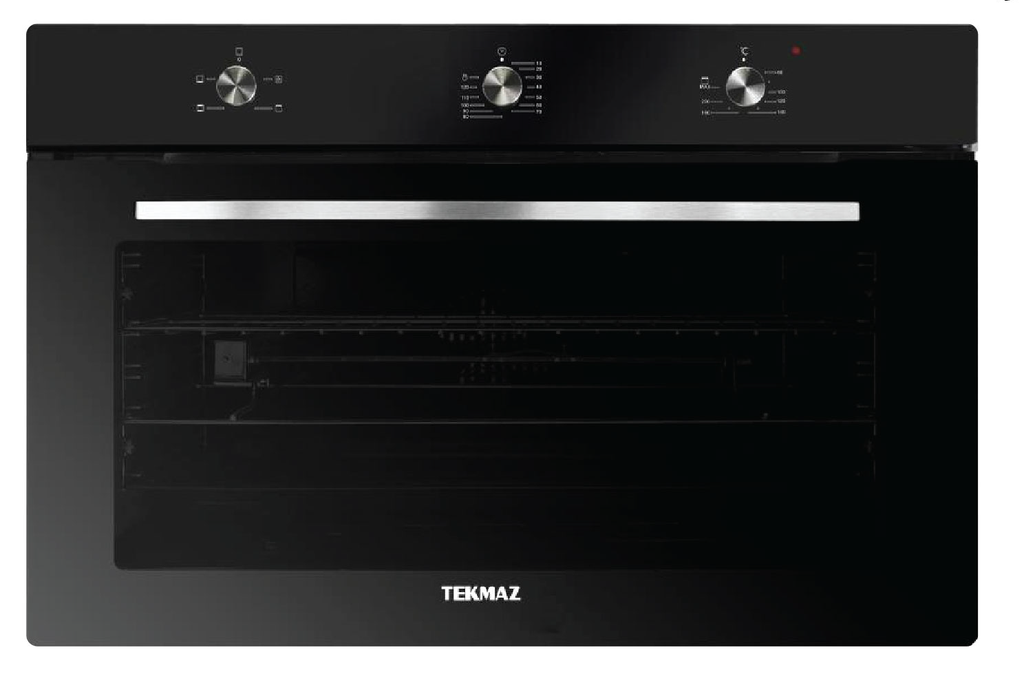 Tekmaz Built-in Oven 90cm Black (NEW)