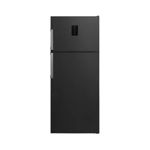 Vestel Refrigerator 507L Topmount Freezer - Dark Sliver