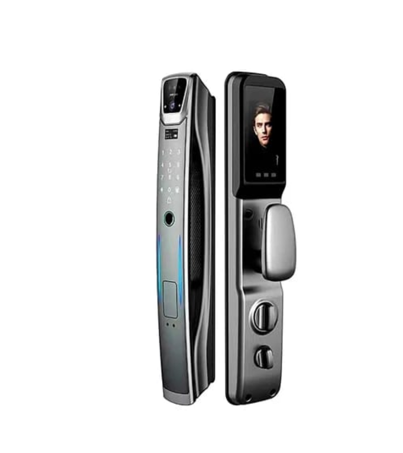 Smarwish tuya smart lock with face recognition - zincaloy (smarlock h16 blk)