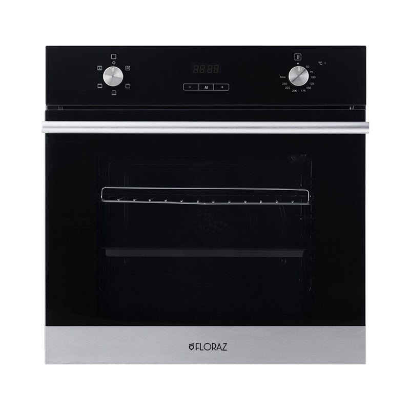 floraz built in gas oven 60cm - black