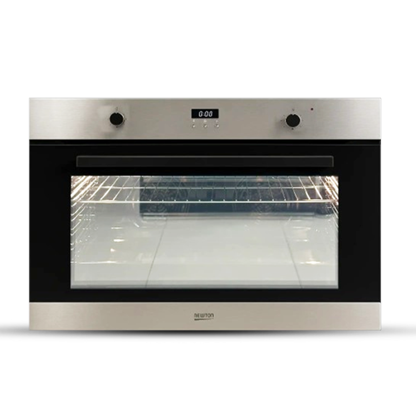 Built in Gas Oven 90cm 135Liter 2+1Fans - SS