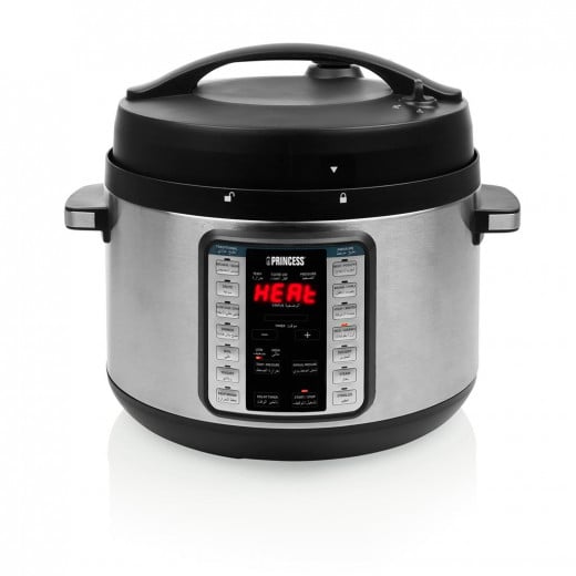 Princess 10Liter Electric Pressure Cooker 1350W- Silver
