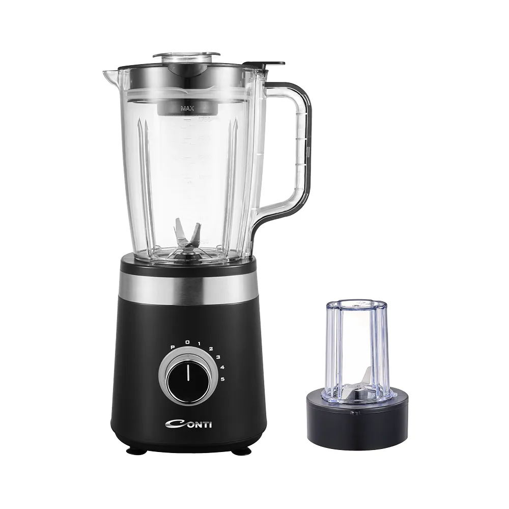 Conti Blender 800W 6 Blades Glass - Black