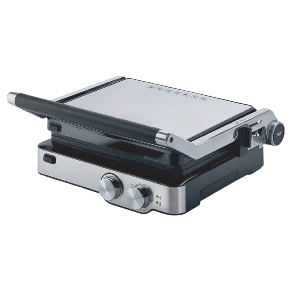 Contact Grill 2000W 180degree Heavy Duty - SS