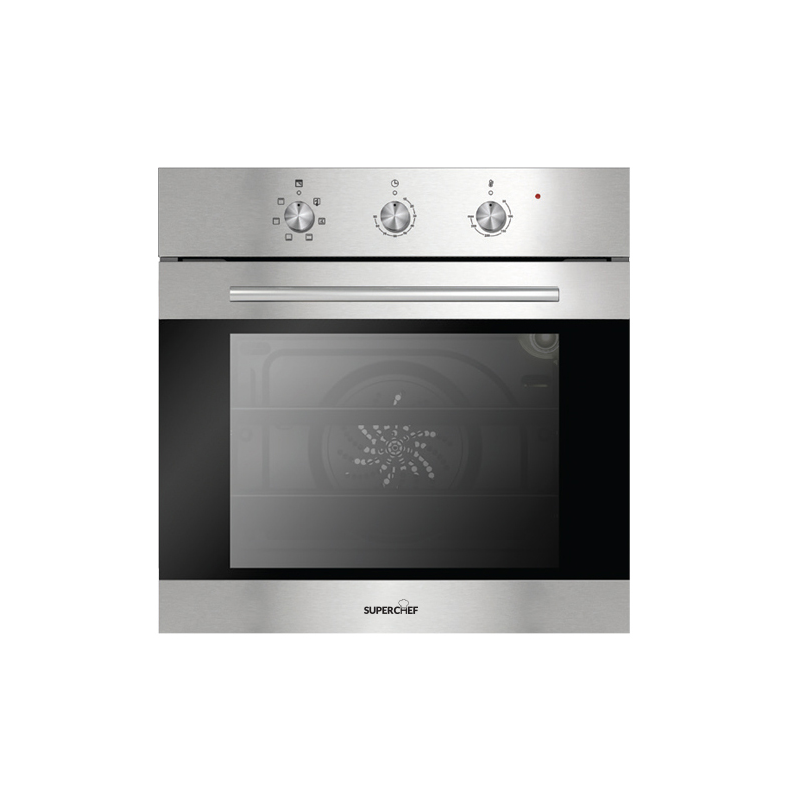 SuperChef Built in Gas Oven 60cm 67Liter - Stainless Steel