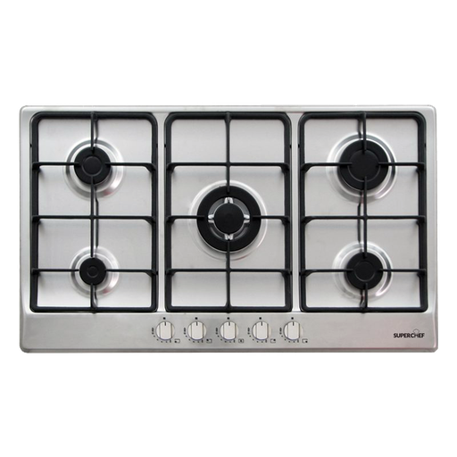 [mSprcCTSFL95X] SuperChef Hob 90cm 5Burners Full Safety