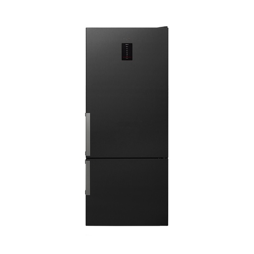 [mVstlRm750bf3fdx] Vestel Combi Refrigerator 507Liter -Dark Sliver