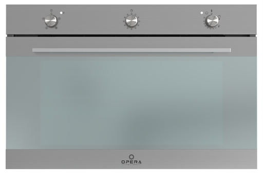 [mOprOsg961m4f] Opera Built in Oven Gas 90cm 125L With Fans Stainless Steel