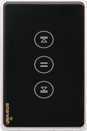 [htSW00014] Smarwish tuya 1 smart garage switch us - deluxe black (SmarGarag DLX-US-B)
