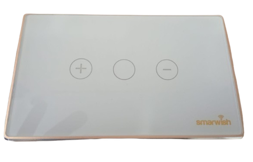 [htSW00018] Smarwish tuya 1 smart dimmer switch us - deluxe white (smarDim DLX-US-W)