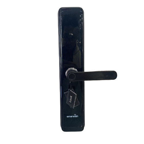 [htSWH12BLK] Smarwish Tuya Smart Lock with Fingerprint - Black (SmarLock H12-BLK)
