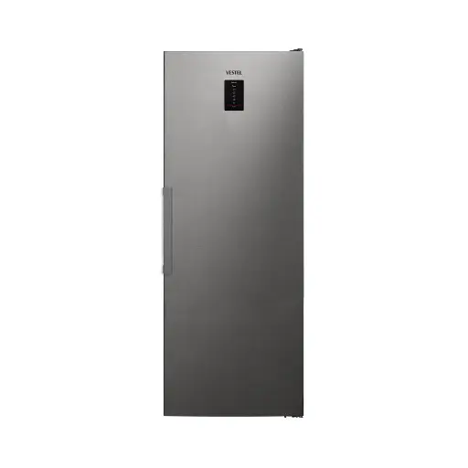 [mVstlRn600fr4fx] Vestel NoFrost Upright Freezer 405Liter 8Drawers - Silver <70cm>