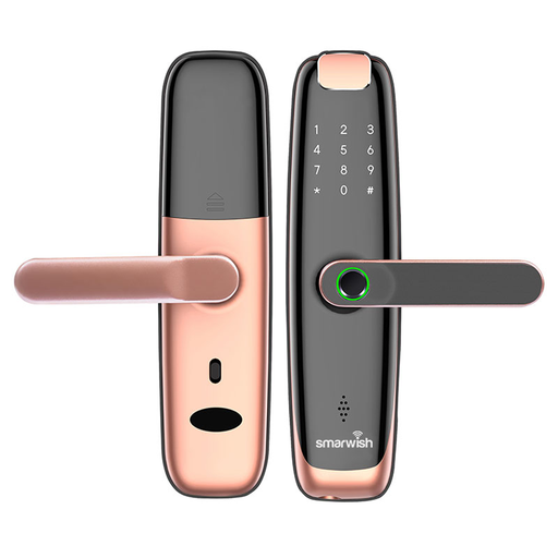[htSWH02Brz] smarwish tuya smart lock with fingerprint - bronze (SmarLock H02 Brz)