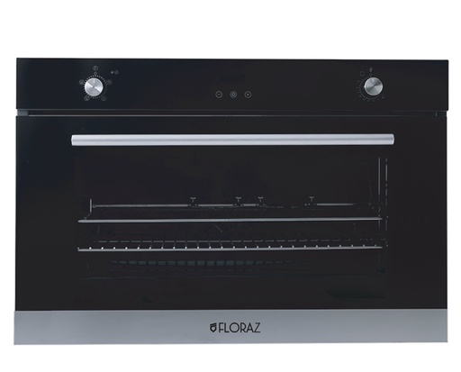 [mFlrGGT2FDS912PRBG] FLORAZ Built in Gas Oven 90cm - Black