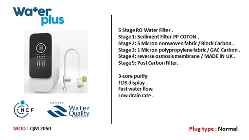[mH2PQM2050] H2P RO 5 Stage Water Purifier - Digital