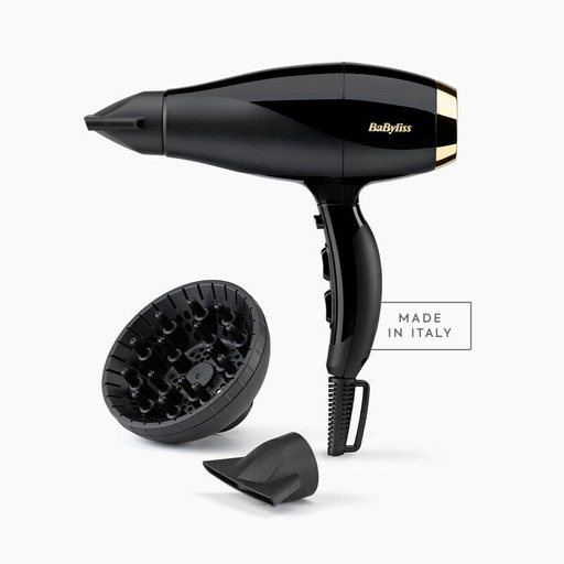 [mBbls6714E] Babyliss Hair Dryer 3 Heat 2 Speed 2300W Ionic Italy