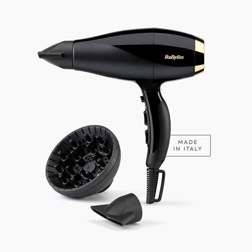 [mBbls6714E] babyliss hair dryer 3 heat 2 speed 2300w ionic italy