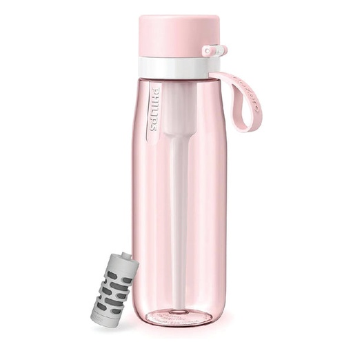 [mPlpAWP2731pk] Phillips Water Bottle with Carbon Filter Pink AWP2731PKR/24