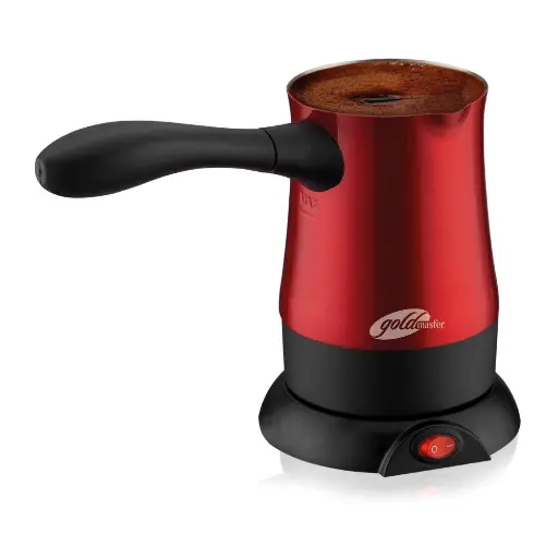 [mGMgm7315k] Gold Master Turkish Coffee Pot Red