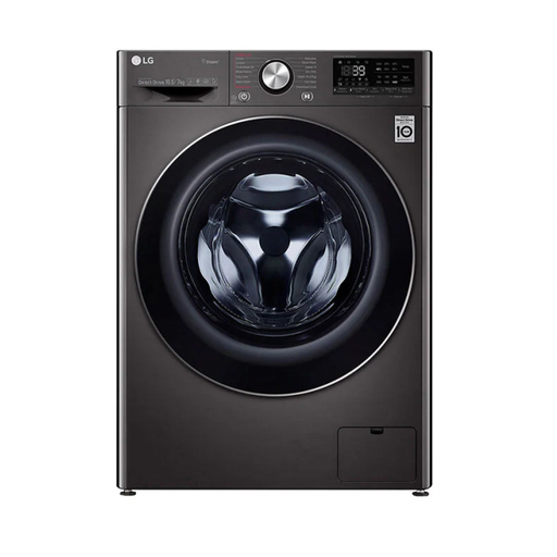 [mLGF4V9RCP2E] LG Washer Dryer 10.5/7kg Inverter DD motor TurboWash 360 (Wi-Fi) Black Steel (NEW)