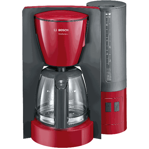 [mBshTKA6A044] Bosch Filter Coffee Maker 1000W ComfortLine - Red