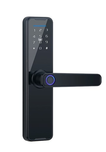 [hTmt630] automa 630 tuya wifi smart lock with fingerprint  - black (ip65)