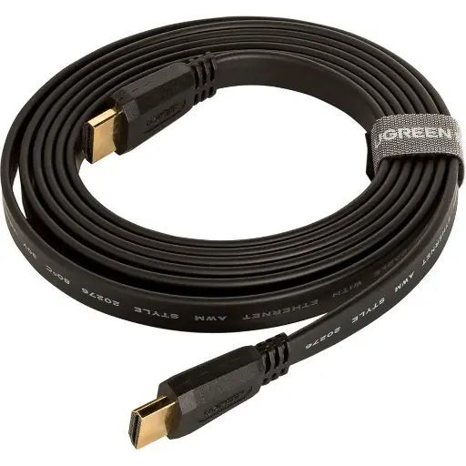 [mUgren70159] UGreen 2m HDMI2.0 Flat Cable - Black