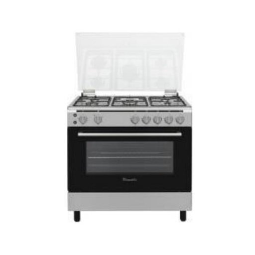 [mBlmcBLC9060CT] Blumatic Gas Cooker 5Burners 126Liters Fan Full Safety 60x90cm Cast Iron