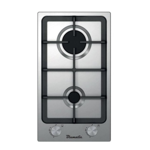 [mBlmcBLH302GSS] Blumatic Hob 30cm 2Burners Full Safety Stainless steel